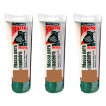 Kit 3 Massa Madeira Correção Montana 220g Castanho