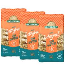 Kit 3 Massa Mosmann Caseira Integral Sem Glúten 300g