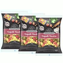 Kit 3 Massa Mosmann Gourmet Farfalle Tricolore 400g