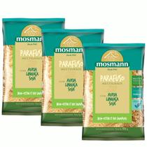 Kit 3 Massa Mosmann Multigrãos Parafuso 400g - Aveia, Linhaça e Soja
