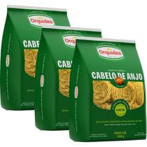 Kit 3 Massa Ninho Com Ovos Cabelo de Anjo 500g Orquídea