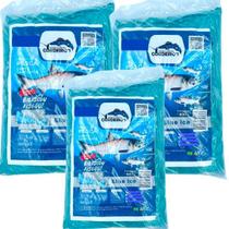 Kit 3 Massa Pesca Isca em Pó Carpa Cabeçuda Blue Ice