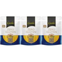 Kit 3 massa spaghetti premium fonte de proteina fibras naturais sem gluten 200g casarão Kit 3 massa spaghetti premium fonte de proteina fibras naturais sem gluten 200g casarão