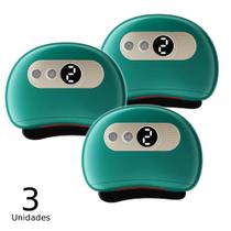 Kit 3 Massageador Elétrico Guasha Compressa Quente Vibração Portátil Carregável Mini USB Mão Kit 3 Massageador Elétrico Guasha Compressa Quente Vibração Portátil Carregável Mini USB Mão