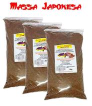 Kit 3 Massas Japonesa Missô Turbinada Para Pesca 3x700g