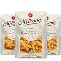 Kit 3 Massas La Molisana Grano Duro Fusilli