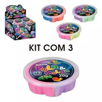 Kit 3 Massinha De Modelar Pula Molda Criativa Brincadeira Infantil 20g Criança Kit 3 Massinha De Modelar Pula Molda Criativa Brincadeira Infantil 20g Criança