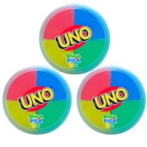 Kit 3 Massinhas Slime Uno Strica Pula Air Clay 4 Cores Macia e DivertidaENVIOIMEDIATO