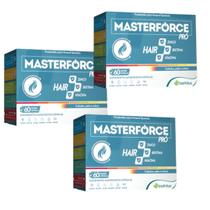 KIT 3 Masterforce Pro Hair Cabelos pele e unhas 60 cápsulas KIT 3 Masterforce Pro Hair Cabelos pele e unhas 60 cápsulas