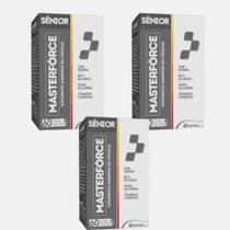 KIT 3 Masterforce Senior Suplemento Alimentar 50 anos 60 cápsulas KIT 3 Masterforce Senior Suplemento Alimentar 50 anos 60 cápsulas