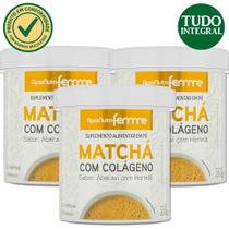 Kit 3 Matchá Soluvel Abacaxi com Hortelã