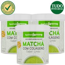 KIT 3 Matchá Soluvel Sabor Limão - Apisnutri
