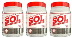 Kit 3 matéria prima para sabão em escama 99 para fazer sabão artesanal limpar ralos Kit 3 matéria prima para sabão em escama 99 para fazer sabão artesanal limpar ralos