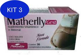 Kit 3 Matherlly Gest 30 Cp - Natulab