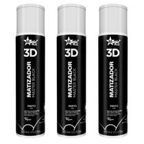 Kit 3 Matizador 3D Master Black Preto 300ml Magic Color Kit 3 Matizador 3D Master Black Preto 300ml Magic Color
