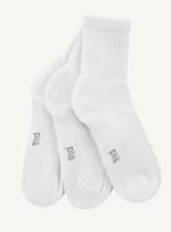 Kit/3 Meia Cano Longo Plié 090114 Unissex Esportiva Algodão T. 34/39 40/44