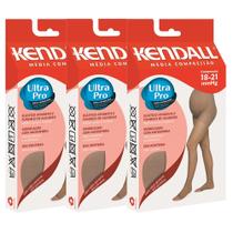 Kit 3 Meia de Compressão Gestante Kendall 1652 S/ Ponteira Kit 3 Meia de Compressão Gestante Kendall 1652 S/ Ponteira