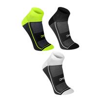 Kit 3 Meia esportiva tecnologia anatomica mais confortável alta performance