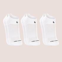 Kit 3 Meia Lupo Academia Corrida Cano Curto Baixo Poliamida