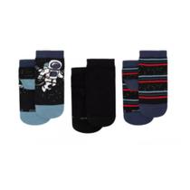 Kit 3 meia lupo de cano baixo ref:2630 menino