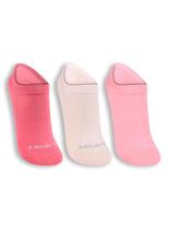 Kit/3 Meia Sapatilha Lupo 03171-089 Feminina Sport Anatômica Algodão T. 33/36 37/40