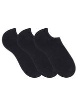 Kit/3 Meia Sapatilha Selene 8065.001 Masculina Invisível Esportiva Algodão T. 39/43