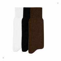 Kit 3 Meia Social 100% Algodão Masculino Mash Longa 231.04 Tamanho:39-42Cor:Sortidas Kit 3 Meia Social 100% Algodão Masculino Mash Longa 231.04 Tamanho:39-42Cor:Sortidas