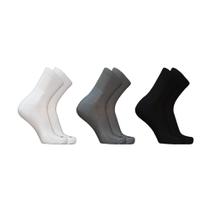 Kit 3 Meias Algodão Cano Médio Sortida Ted Socks - 2100