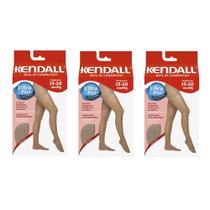 Kit 3 Meias Calças Kendall média compressão Mel Kit 3 Meias Calças Kendall média compressão Mel