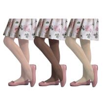 Kit 3 Meias-Calças Selene Básica Fio 20 Infantil Kit 3 Meias-Calças Selene Básica Fio 20 Infantil