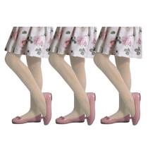 Kit 3 Meias-Calças Selene Básica Fio 20 Infantil