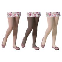 Kit 3 Meias-Calças Selene Opaca Fio 40 Infantil Kit 3 Meias-Calças Selene Opaca Fio 40 Infantil