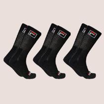 Kit 3 Meias Cano Alto Fbox Unissex Atoalhada Original
