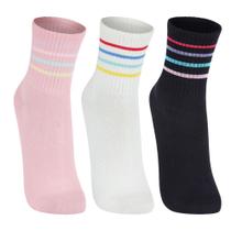 Kit 3 Meias Cano Médio Lupo Adulto Feminino 4570-889 Kit 3 Meias Cano Médio Lupo Adulto Feminino 4570-889