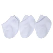 Kit 3 Meias Colegial Baby Puket Cano Curto Bebê Conforto