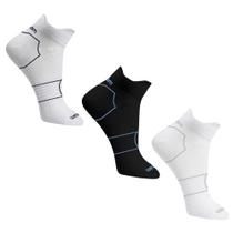 Kit 3 Meias Esportivas Masculina Corrida Conforto Proteção