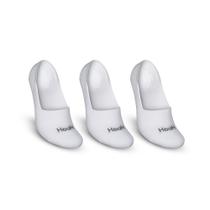 Kit 3 Meias Hoahi Sapatilha Super Invisivel Com Silicone