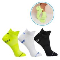 Kit 3 Meias Masculina Corrida Caminhada Conforto Pés Rikam