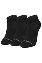 Kit 3 Meias Masculinas Cano Curto Médio Polo Wear Preto Kit 3 Meias Masculinas Cano Curto Médio Polo Wear Preto