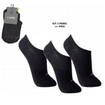 Kit 3 Meias Sapatilha Invisivel Sport Lupo