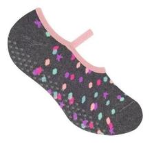 Kit 3 Meias Sapatilhas Yoga Pilates Antiderrapante Selene