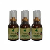 Kit 3 mel com propolis roma gengibre e hortela 30ml natural