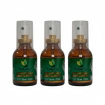 Kit 3 mel e extrato de propolis 30ml natural sem conservante