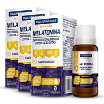 Kit 3 Melaton em gotas Catarinense Maracujá 20ml