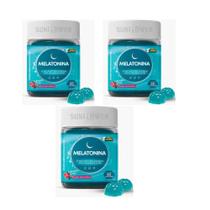 Kit 3 Melatonina Gummy 3x60 Gomas 0,21mg Sabor Frutas Vermelhas Sunflower Kit 3 Melatonina Gummy 3x60 Gomas 0,21mg Sabor Frutas Vermelhas Sunflower