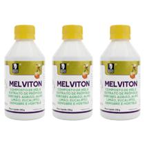 Kit 3 Melviton Composto De Mel E Especiarias 250g Kit 3 Melviton Composto De Mel E Especiarias 250g