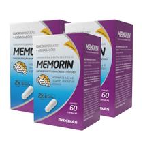 Kit 3 Memorin Glicerofosfato de Magnésio + Vitaminas 60 Cápsulas Maxinutri Kit 3 Memorin Glicerofosfato de Magnésio + Vitaminas 60 Cápsulas Maxinutri