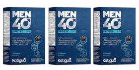 Kit 3 Men 40 Protec 60 Capsulas Licopeno Selênio - Katigua