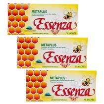 Kit 3 Metaplus 75 Sachês Com Mel Agrião e Própolis - Essenza Kit 3 Metaplus 75 Sachês Com Mel Agrião e Própolis - Essenza