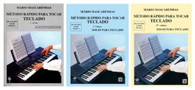Kit 3 Métodos Mário Mascarenhas - Teclado. Vol. 1, 2 e 3